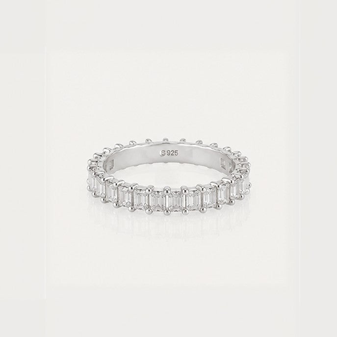 Radiant Cut Eternity Ring