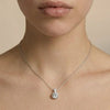 Emerald Long Drop Knecklace